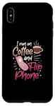 Coque pour iPhone XS Max Coffee Addict Latte Lovers 90S Téléphone portable vintage à clapet