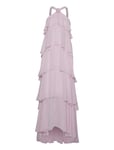 Vero Moda Vmfelicia Sl Ruffle Maxi Dress Exp Rosa