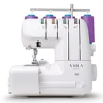 VIOLA LOOK T8 Surjeteuse avec Différentiel, Enfilage Simplifié, Machine à Coudre Overlock Facile à Utiliser 2/3/4 Fils, Lumière LED, Silencieuse