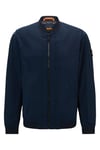 BOSS Mens Othmare Water-Repellent Jacket in Cotton-Look Ripstop