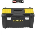 Stanley STA175521 50cm/19" Toolbox With Metal Latches Tote Tray & Lid Organiser