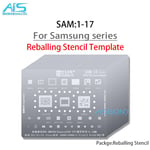 Amaoe SAM1-17 BGA Reballing Stbbles Pour Samsung Toutes les séries A gamme complète Exynos CPU RAM EMMC POWER Chargeur IC 18/Net Réparation - Type SAM1-17 Each one