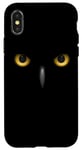 iPhone X/XS Big Owl Eyes beautiful owl lover wild bird of the night cool Case