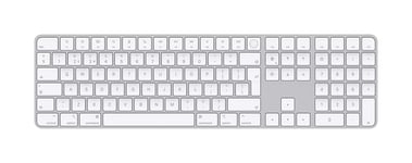 Apple Magic Keyboard with Touch ID & Numeric Keypad (2021) for Mac Models with Apple Silicon, British English, White