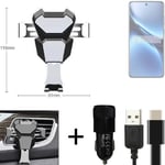 Car holder air vent mount for Vivo X200 cell phone mount