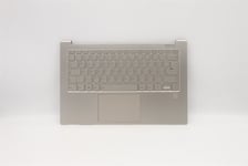 Lenovo Yoga C940-14IIL Keyboard Palmrest Top Cover German Silver 5CB0U44258