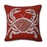 Pillow Perfect Freemont Palmetto Coussin décoratif d'extérieur et d'intérieur, 48,3 x 48,3 x 12,7 cm, Orange