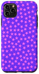 Coque pour iPhone 11 Pro Max Violet et rose, étoiles