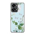 Babaco ERT GROUP mobile phone case for Oneplus NORD 2T 5G original and officially Licensed pattern Flowers 030 optimally adapted to the shape of the mobile phone, case made of TPU