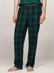 Tommy Hilfiger Check Flannel Lounge Trousers, Buffalo/Green