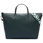 Sac à main Lacoste  Sac cabas  Ref 64209 Q05 Vert 35*30*14 cm