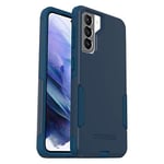 OtterBox Commuter Series Coque pour Galaxy S21 5G (Uniquement – Ne Convient Pas aux modèles Plus ou Ultra) – Fabriqué sur Mesure (Bleu Blazer/Bleu mer orageuse)