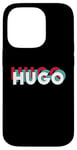 Coque pour iPhone 14 Pro Hugo Name Chemise humoristique avec nom rétro Hugo années 80