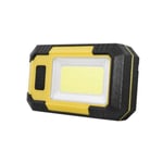 CoB LED arbeidslampe 10W 6000K 4000mAh IP44, USB-lading