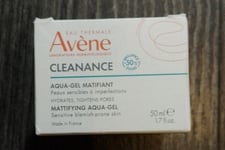 EAU THERMALE AVENE CLEANANCE MATTIFYING AQUA-GEL 50ml BNIB