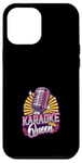 Coque pour iPhone 12 Pro Max Karaoké Queen Karaoké Chanteur Microphone Karaoké