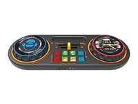 Cefa Toys - Table de mixage DJ 8 en 1, mélangeur de DJ complet, avec tourne-disque, lecteurs de musique et crossfader ; avec sortie casque, convient aux enfants à partir de 5 ans