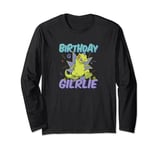 Rugrats Cute Reptar Birthday Girlie Big Chest Text Logo Long Sleeve T-Shirt