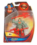 MATTEL SUPERMAN MAN OF STEEL COMBAT 4" FIGURE Y0802