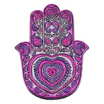 Nemesis Now Lot de 4 brûle-encens Main de Fatima Rose 12,5 cm