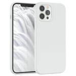 For Apple iPhone 12 Pro Max Silicone Cover Phone Protection Back Cover White