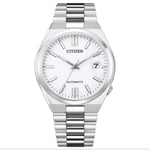 Citizen TSUYOSA Watch Automatic White Dial 40mm Steel Strap NJ0150-81A