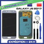 VITRE TACTILE + ECRAN LCD ORIGINAL SAMSUNG GALAXY J5 2017 ARGENT J530 + OUTILS