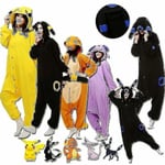 Unisex Vuxen Animal Onesie1 Anime   Pyjamas Kigurumi Jul Fancy Dress Xmas CMK Umbreon Blå Umbreon Blue XL