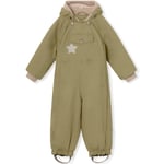 MINI A TURE MATWISTO fleece lined spring coverall – aloe green - 92