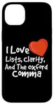 iPhone 14 Plus Oxford Comma Grammar Geek Funny Grammar English Teacher Case