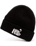 Pink Floyd Black Logo Beanie Hat Mens