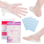 Gloves Paraffin Wax Liners Foot Cover Therapy Wax Refill Socks for Hands & Feet