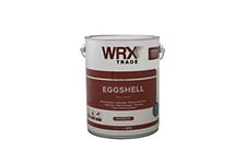 WRX Trade Eggshell Interior Wall Paint (5L) / Bathrooms, Kitchens and High Traffic Areas - Brilliant White