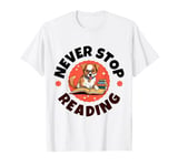 Dog Never Reading Stop Funny Bookworm T-Shirt