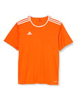 adidas Men's Entrada 18 Jsy T shirt, Orange/White, 910Y UK