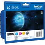 Brother LC1280XL - bläckpatronpaket, 4 färger