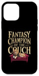 Coque pour iPhone 12 mini Fantasy Champion of the Couch Illustration de football fantaisie