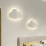 Applique murale - Lumière nuageuse - Pour intérieur - Moderne - Abat-jour en acrylique avec lampes led intégrées - Pour chambre d'enfant - Éclairage