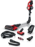 Bosch Unlimited 7 ProAnimal BBS711ANM - Støvsuger - pinne/håndholdt (2-i-1) - uten pose - uten kabel - rød - 1 batteri, inkludert lader