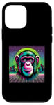 Coque pour iPhone 12 mini Vaporwave Synthwave Singe Singes Chimpanzé