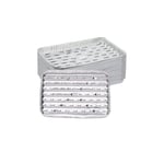 Grillbricka i aluminium, set om 40 st