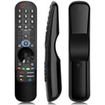 Telecommande Magic pour LG-Smart-TV,Universelle pour Télécommande Originale MR20GA MR21GA MR22GA MR23GA,Convient pour LG UHD OLED QNED NanoCell 4K 8K Smart TV,avec Pointeur et Fonction Vocale