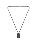 Lacoste Collier pour Homme Collection STENCIL Noir - 2040189