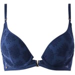 Rembourrés Morgan  Soutien-gorge ampliforme coques moulées bleu marine Alixa