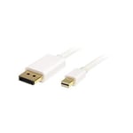 StarTech.com 2m (6ft) Mini DisplayPort to DisplayPort 1.2 Cable - 4K x 2K UHD Mi