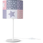 Paco Home - Lampe De Chevet Chambre Enfant Lampe à Poser Colorée Applique Arc-En-Ciel Lampe de table - Blanc, Design 3 (Ø18 cm)