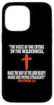 iPhone 14 Pro Max Matthew 3:3 Bible Verses Scripture Case