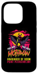 Coque pour iPhone 14 Pro Mothman Funny Cryptide Harbinger of Doom, mi-homme, mi-mois