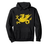 England Medieval Britain Ancient Dragon Wessex Wyvern Anglo Pullover Hoodie