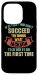 iPhone 14 Pro Jackson Personalized Name Shirt Jackson First Name Case